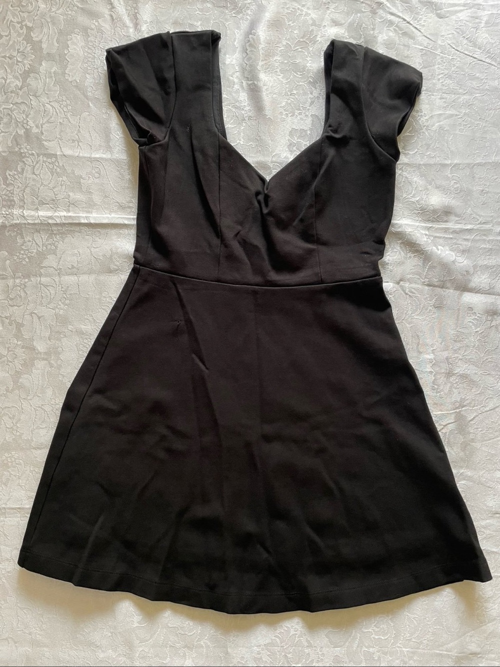 Urban Outfitters Black V-Neck Mini Dress